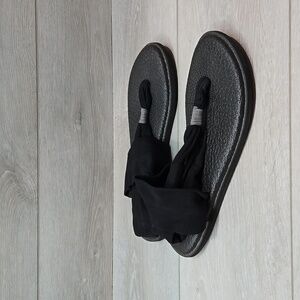 Sanuk Women Yoga Mat Slip on flats slide shoes sz 9